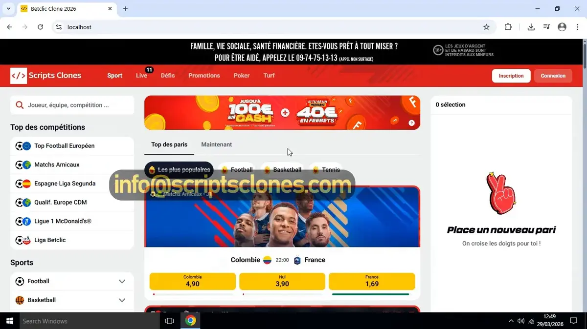 Betclic Captura de ecrã 3